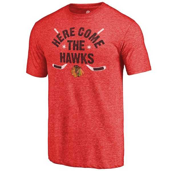 Chicago Blackhawks Fanatics Branded Red Hometown Collection Tri Blend T-Shirt,We sell and wholesale Chicago Blackhawks Fanatics Branded Red Hometown Collection Tri Blend T-Shirt on line form chian!